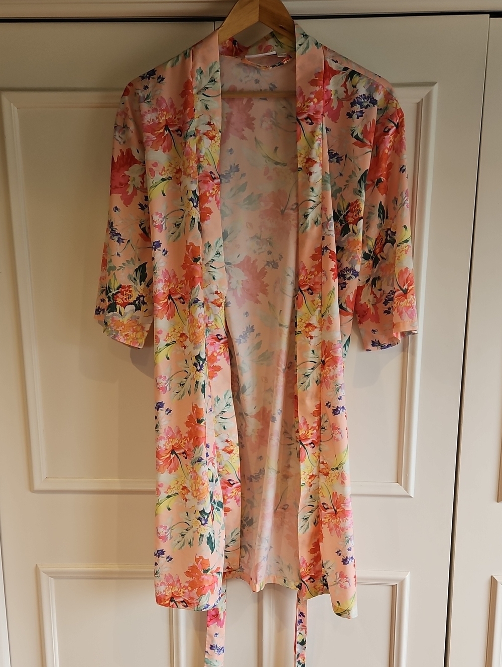 Pink Floral Summer Robe - Picture 5 of 5